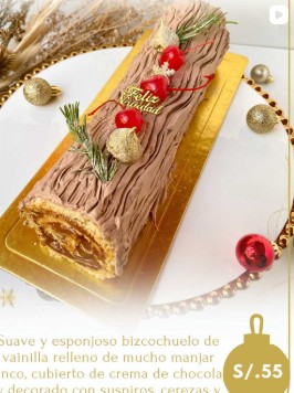 Postre navideño de Delicious